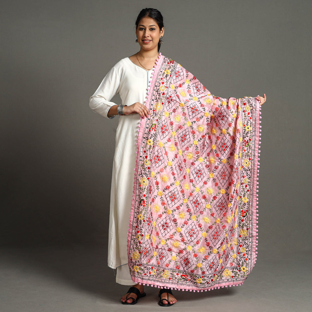 Phulkari Embroidered Dupatta