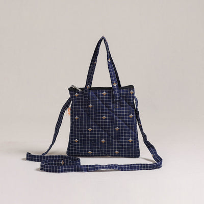 Handcrafted Quilted Sling Bag 17