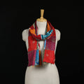 Bengal Kantha Handwork Patchwork Reversible Silk Stole 378
