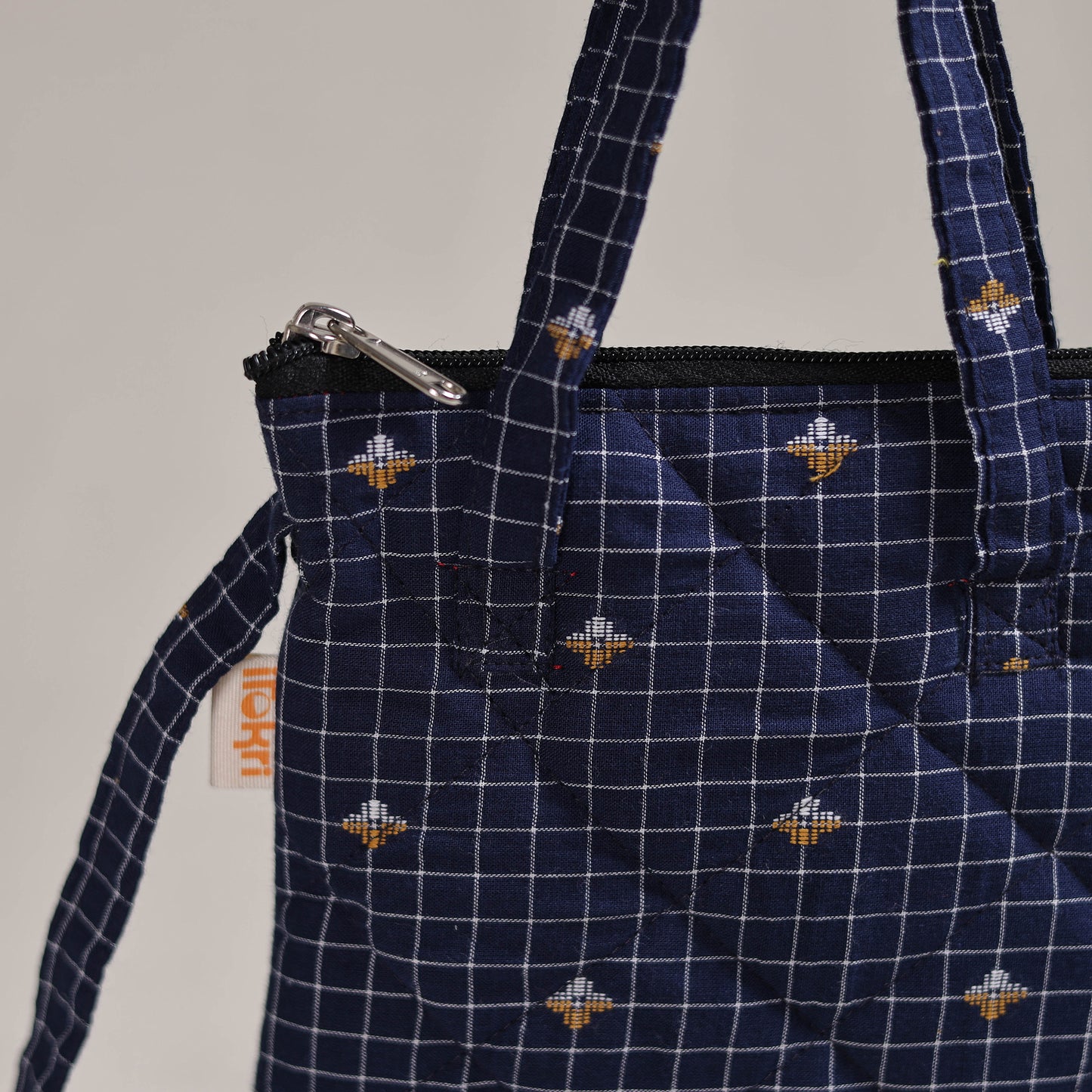 Handcrafted Quilted Sling Bag 17