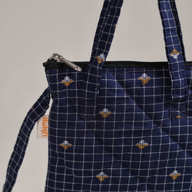 Handcrafted Quilted Sling Bag 17