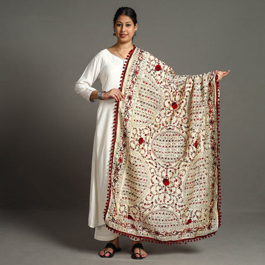 Phulkari Embroidered Dupatta