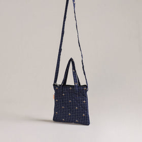 Handcrafted Quilted Sling Bag 17