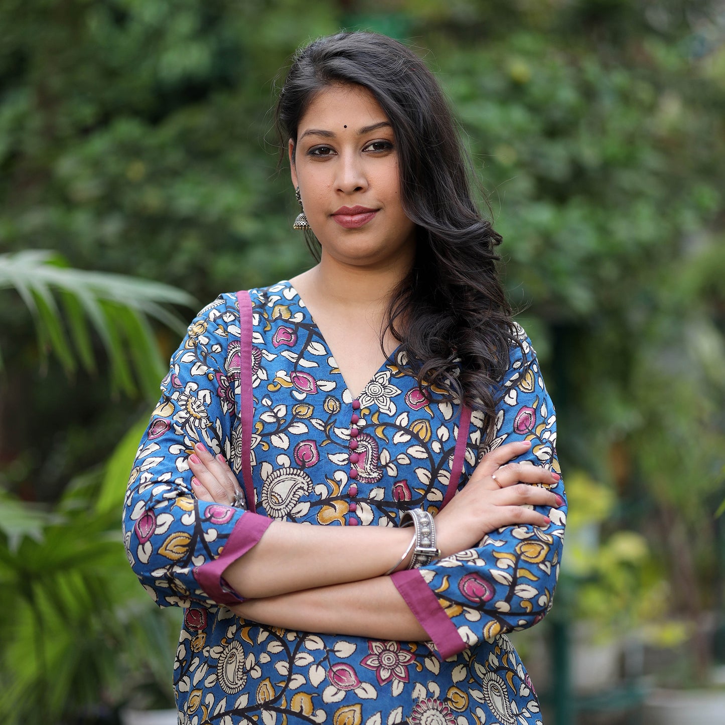 Kalamkari Kurta with Afghani Salwar Set