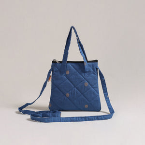 Handcrafted Quilted Sling Bag 19