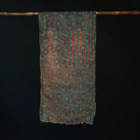 Bengal Kantha Handwork Patchwork Reversible Silk Stole 385