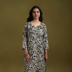 Kalamkari Printed Cotton 2pc Kurta Set for women 14