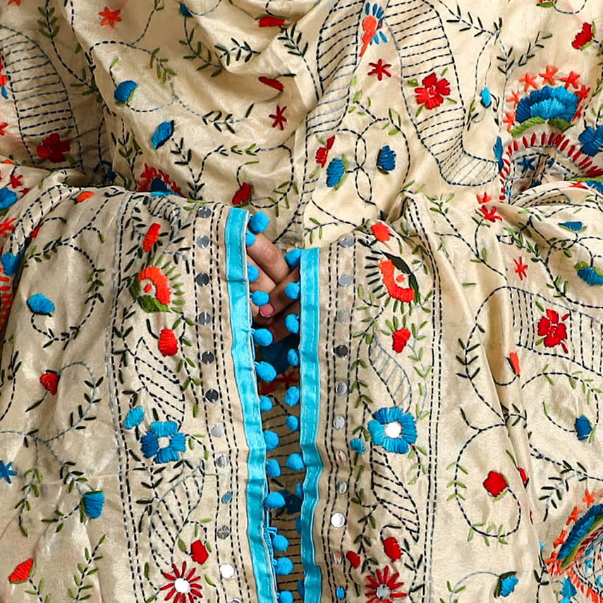 Phulkari Embroidered Dupatta