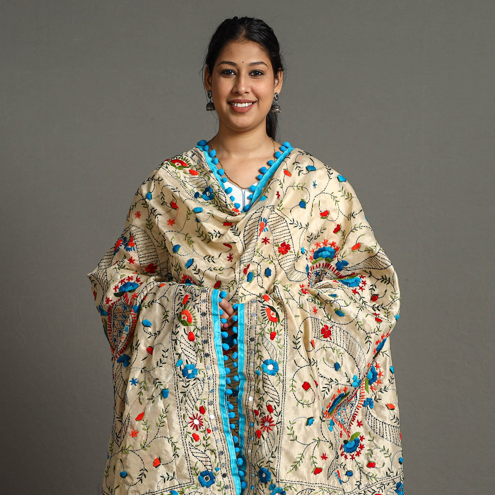 Phulkari Embroidered Dupatta