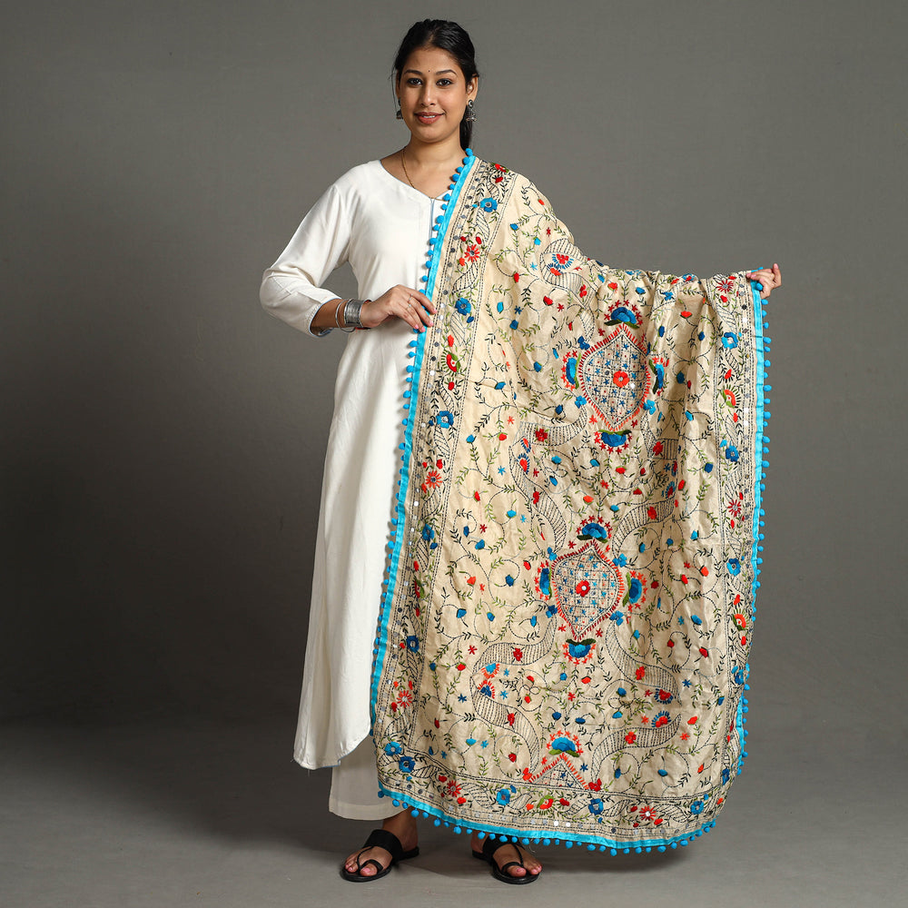 Phulkari Embroidered Dupatta