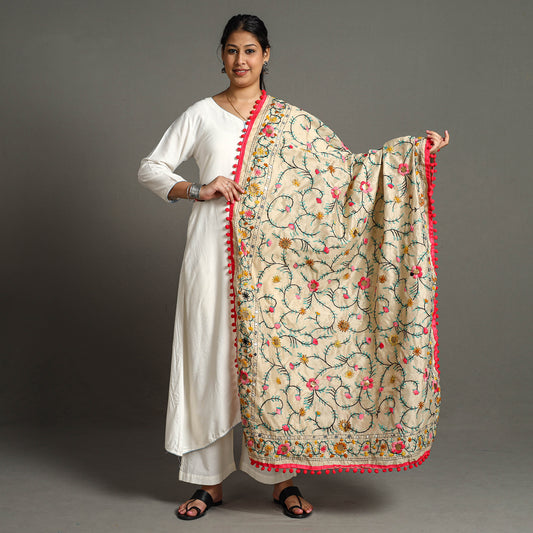 Phulkari Embroidered Dupatta