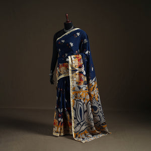 Kalamkari Printed Kota Doria Cotton Saree 40