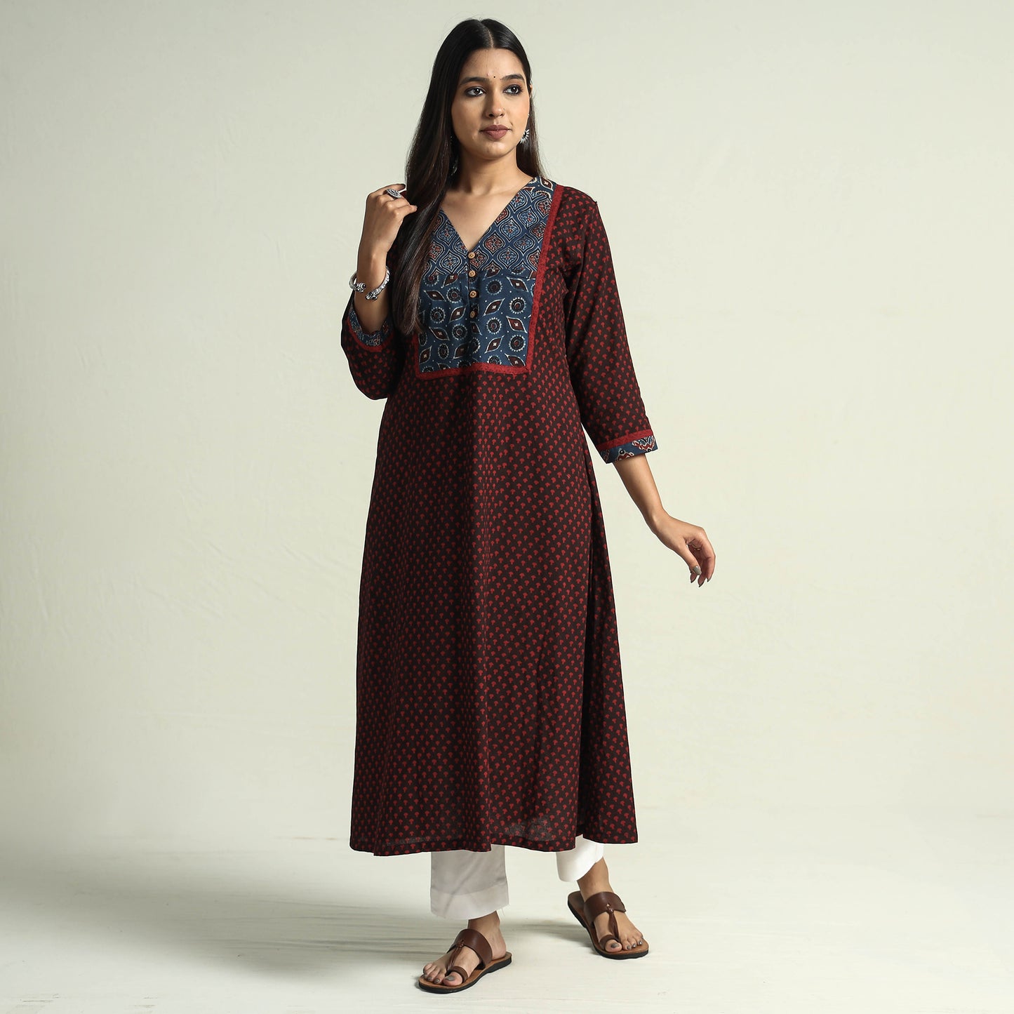  Bagh Block Printed Kurta