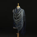 Kutch Handwoven Ajrakh Hand Block Print Merino Wool Shawl  55