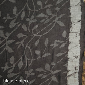 Bagru Hand Block Print Natural Dyed Mulberry Silk Saree 28