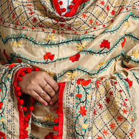 Phulkari Embroidered Dupatta