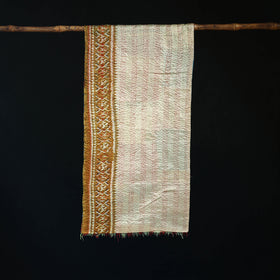 Bengal Kantha Handwork Patchwork Reversible Silk Stole 368