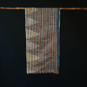 Bengal Kantha Handwork Patchwork Reversible Silk Stole 367