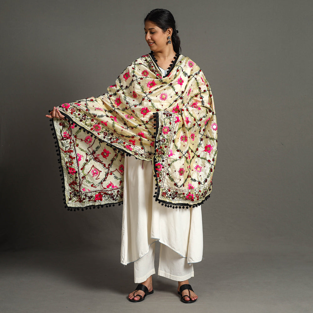 Phulkari Embroidered Dupatta