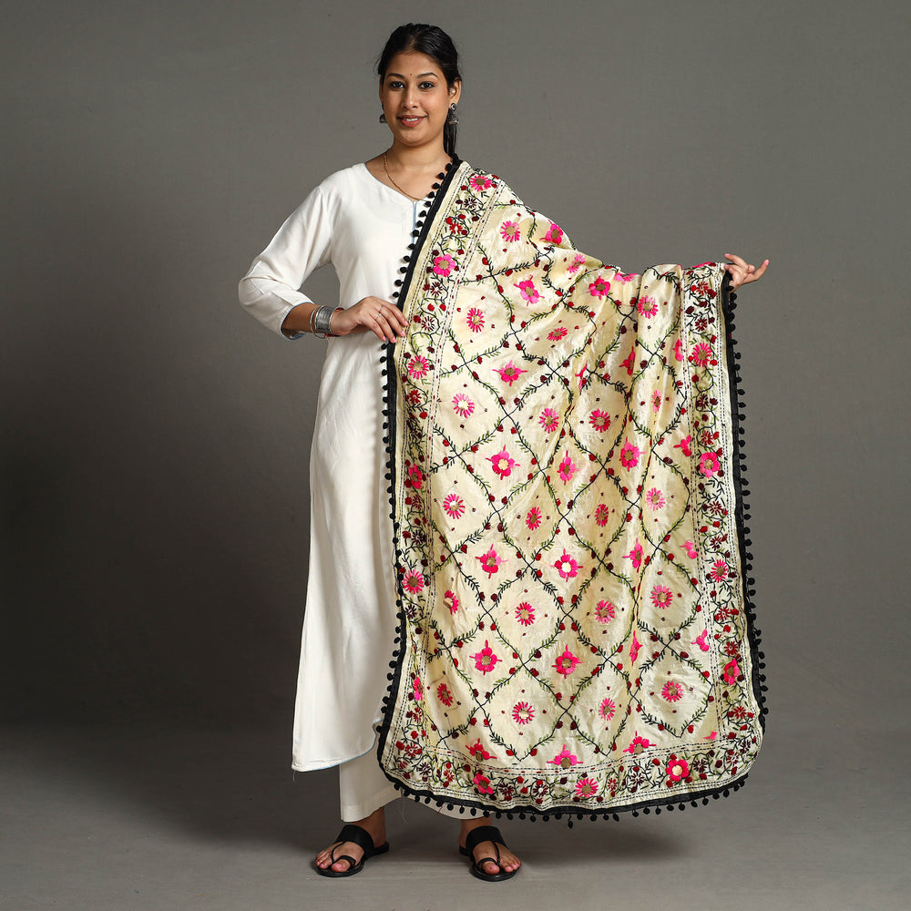 Phulkari Embroidered Dupatta