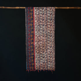 Bengal Kantha Handwork Patchwork Reversible Silk Stole 363