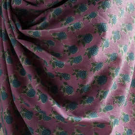 Floral Sanganeri Print Pure Merino Wool Handwoven Shawl 41