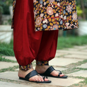 Kalamkari Kurta with Palazzo & Dupatta Set
