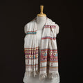 Orissa Tribal Kapadaganda Hand Embroidered Pure Handwoven Cotton Stole 06
