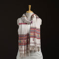 Orissa Tribal Kapadaganda Hand Embroidered Pure Handwoven Cotton Stole 07