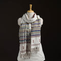 Orissa Tribal Kapadaganda Hand Embroidered Pure Handwoven Cotton Stole 08