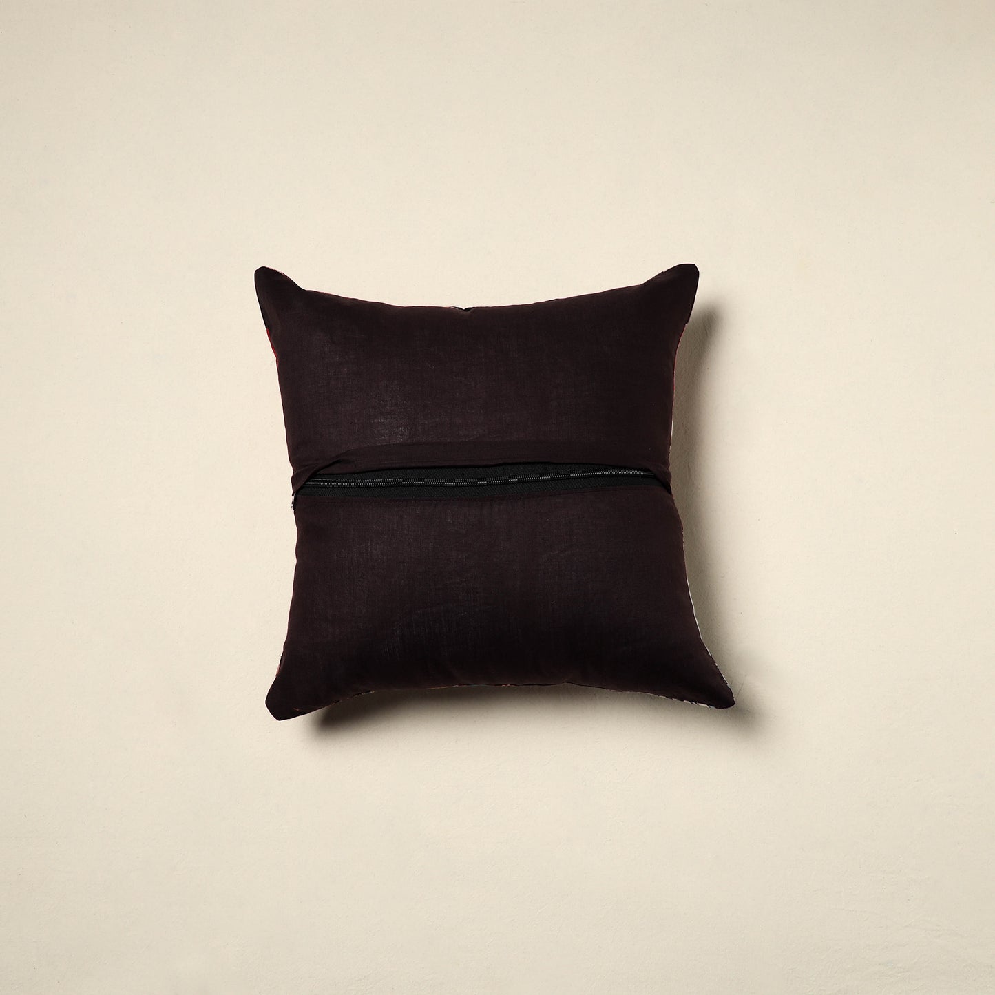 Multicolor - handcrafted cotton patchwork cushion cover 43