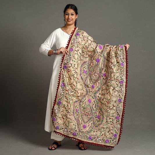 Phulkari Embroidered Dupatta