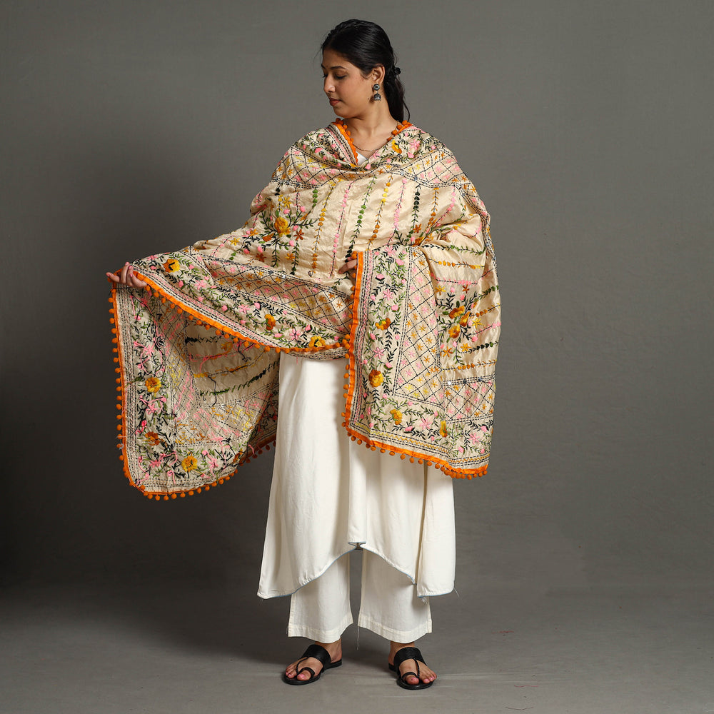 Phulkari Embroidered Dupatta