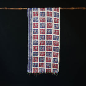 Bengal Kantha Handwork Patchwork Reversible Silk Stole 350