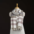 Orissa Tribal Kapadaganda Hand Embroidered Pure Handwoven Cotton Stole 15