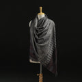 Kutch Handwoven Ajrakh Hand Block Print Merino Wool Shawl  61