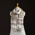 Orissa Tribal Kapadaganda Hand Embroidered Pure Handwoven Cotton Stole 16