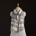 Orissa Tribal Kapadaganda Hand Embroidered Pure Handwoven Cotton Stole 17