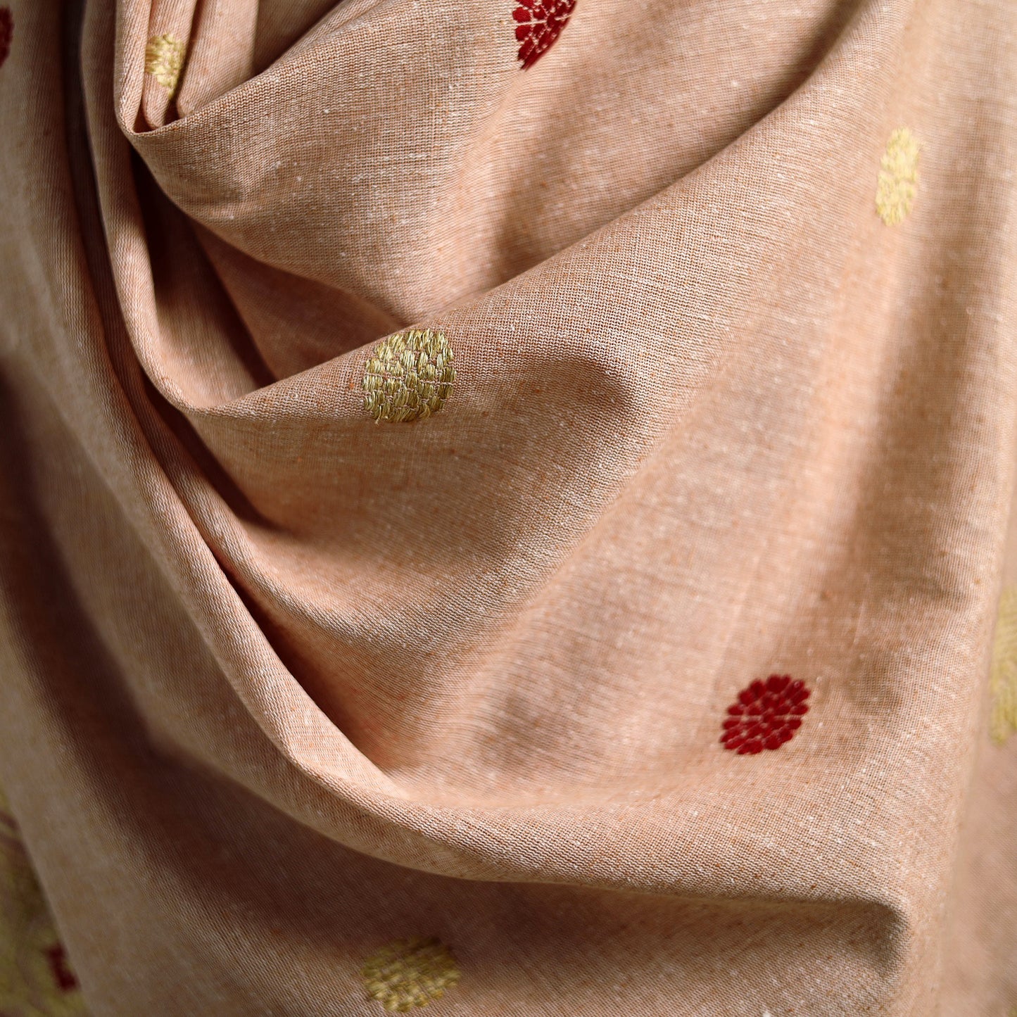 Handspun Handwoven Pure Eri Silk Aari Hand Embroidered Shawl of Assam 27