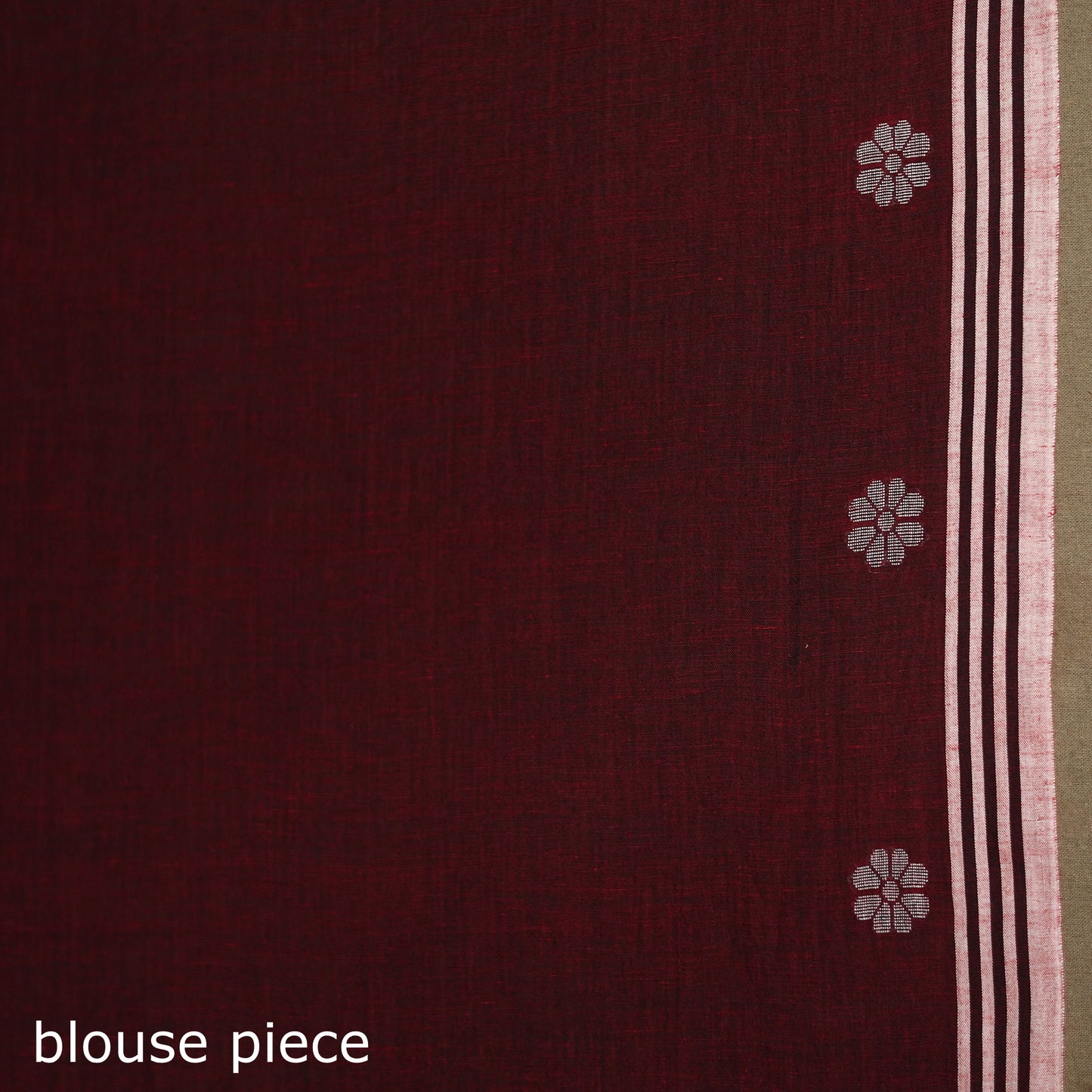 Phulia Jamdani Pure Handloom Cotton Saree with Tassels (Count 92/60) 30