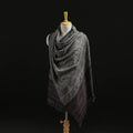 Kutch Handwoven Ajrakh Hand Block Print Merino Wool Shawl  62