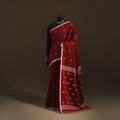 Phulia Jamdani Pure Handloom Cotton Saree with Tassels (Count 92/60) 31