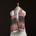 Orissa Tribal Kapadaganda Hand Embroidered Pure Handwoven Cotton Stole 24