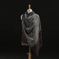 Kutch Handwoven Ajrakh Hand Block Print Merino Wool Shawl  63