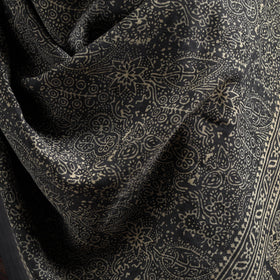 Kutch Handwoven Ajrakh Hand Block Print Merino Wool Shawl  63
