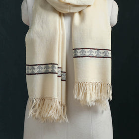 Ladakh Pure Handwoven Sheep Merino Wool Stole 05