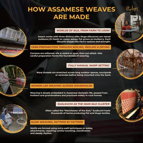 Handspun Handwoven Pure Eri Silk Aari Hand Embroidered Shawl of Assam 26