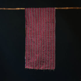 Bengal Kantha Handwork Patchwork Reversible Silk Stole 336