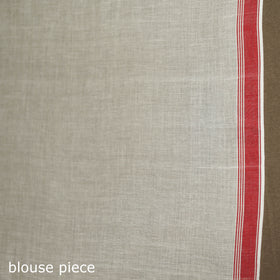 Phulia Jamdani Pure Handloom Cotton Saree with Tassels (Count 92/60) 32