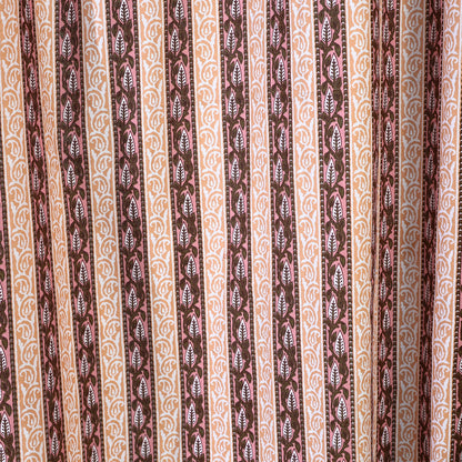 Multicolor - Multicolour - Sanganeri Block Printed Cotton Door Curtain (7 x 3 Feet) (Single Piece)
